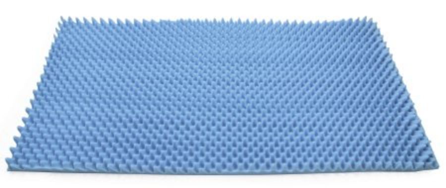 convoluted foam mattress topper/overlay