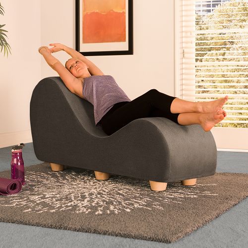 Yoga Chaise Lounge With Maple Wood Feet By Avana Comfort 5941