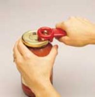 Maddagrip Opener : helps arthritic hands grip & open jar lid