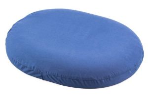 DMI Donut Inflatable Seat Cushion for Tailbone and Bed Sores, Donut Pillow  for Sitting, 16 Inches, Blue 