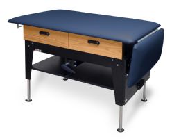 Clinton 91013 Panel Leg Treatment Table with Shelf and Drawers