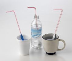 Drinking Straw Holder :: drinking aid