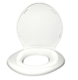 Toilet Seat with Cover, Closed Front, and 800 lbs. Capacity - 6W by Big John Products