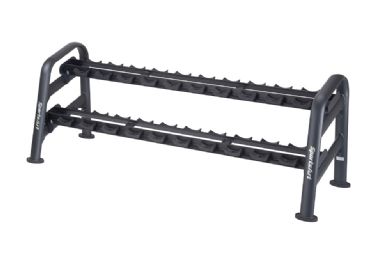 Dumbbell Rack A901 - 2 Tier Free Weight Series - Holds 10 Pairs of Dumbbells by SportsArt