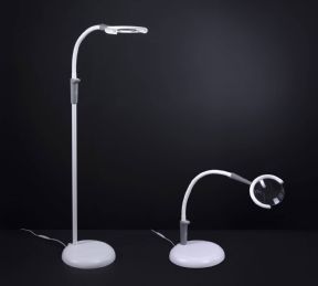 Table and Floor Lamp with LED Light and Adjustable Height | Daylight Magnificent Pro