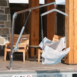 Elkhorn Manual Powered Pool Lift with 400 lbs. Capacity by Spectrum Aquatics
