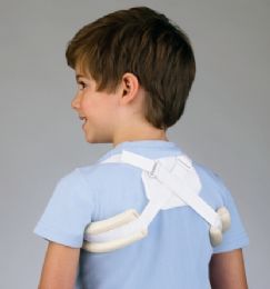 White Clavicle Support Braces for Posture Support