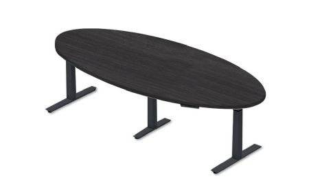 Height-Adjustable Conference Table with Hand Controls - Multiple Top Configurations