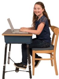 FootFidget® 2.0 - Footrest Desk Attachment for Increasing Focus and Improving Posture