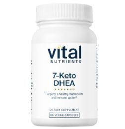 Vital Nutrients 7-Keto DHEA 100mg DHEA 7 KETO 100mg - 60 Vegetarian Capsules