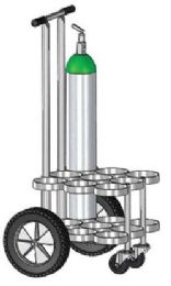 DE-9 Oxygen Cylinder Cart