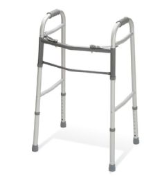 Youth Folding Walker With 2-Button System from Medline