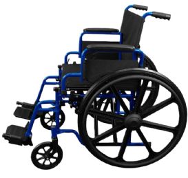Lightweight Heavy Duty Wheelchair With 400 lbs. Weight Capacity by Vive Health