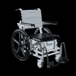 Sentinel Shower Commode Chair with Mag Wheels and 18 in. Seat Width | CS313-500 18 in.