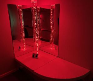 Deluxe Bubble Tube 80-in. LED Corner Kit for Sensory Rooms from TFH