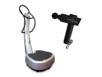 Power Plate Vibration Plate Machine for Muscle Recovery with Free Massage Gun | Power Plate My5