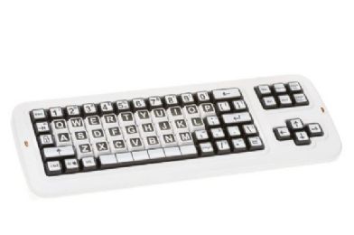 Clevy Contrast Low Vision Keyboard by LoganTech
