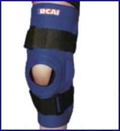  United Ortho Wraparound Hinged Knee Brace, Medium, Black :  Health & Household