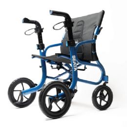 Stable and Lightweight Foldable SEATA Rollator - Enables Upright Walking Position by Strongback Mobility