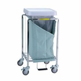 Single Easy Access Laundry Hamper with Foot Pedal