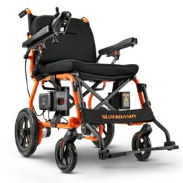 Portable Large Capacity Dual Battery Electric Wheelchair by SuperHandy