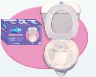 Waste Control Cleanis Toilet Bowl Liner Hygienic Bag - Quantity of 20 or 18 for Infection Prevention from Clarke Healthcare