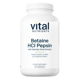 Betaine HCL Pepsin and Gentian Root Extract