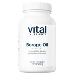 Vital Nutrients Borage Oil Supplement Capsules