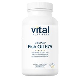 Ultra Pure Fish Oil 675 with High DHA 500 - 90 Pharmaceutical Grade Softgel Capsules