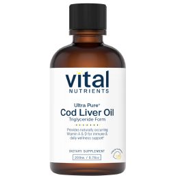Vital Nutrients Ultra Pure Liquid Cod Liver Fish Oil 1025 - 200 ml