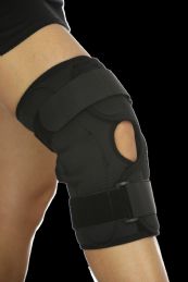 Hinged Knee Orthosis with Anterior Closure for Enhanced Support and Stability by Bird & Cronin