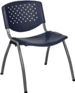 NAVY BLUE - 880 Series Contoured Plastic Office Stack Chair