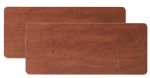 Brownlee Woods Bend End - OSLO Figured Mahogany (Qty. 1)