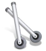 3 Inch Wheels | 1 Pair 
Include Extension
