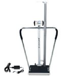 Bariatric Scale with Digital Height Rod, Includes AC Adapter