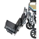 Drop-Stop for 20-22 inch Wheelchairs with a 3 inch thick Foot Pad