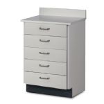 Stationary Treatment Cabinet with 5 Drawers