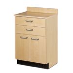 Stationary Treatment Cabinet with 2 Doors and 2 Drawers