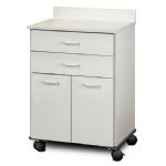 Mobile Treatment Cabinet with 2 Doors and 2 Drawers