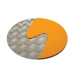 Tactile Circle - Yellow & Silver