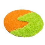 Tactile Circle - Green & Orange