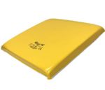 14 W x 14 D x 2 H in. - Yellow