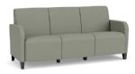 Siena 3 Seat Sofas with BLACK Wooden Legs with EUCALYPTUS Upholstery