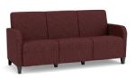 Siena 3 Seat Sofas with BLACK Wooden Legs with NEBBIOLO Upholstery