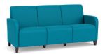 Siena 3 Seat Sofas with BLACK Wooden Legs with WATERFALL Upholstery