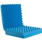 Soft Egg Crate Foam Supportive Back and Chair Pad - 18x32x3