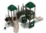 Ditch Plains Large Playground System for Toddlers, Kids, and Preteens - Neutral Colors