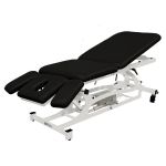 EPT05-EL 
Lower Extremity Angle Ranges from 0 to 65 Degrees - Elevating Midsection - Head Section Angle Ranges from +40 to -90 Degrees - Each Armrest Vertical Ranges from 0 to 7 In.

