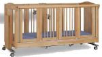 IDA 1 Safety Bed- Eight Doors- Natural Finish, Full Electric