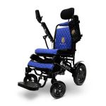 Quilted Blue MAJESTIC IQ-9000 Auto-Recline Electric Wheelchair with 20 in. Seat Width